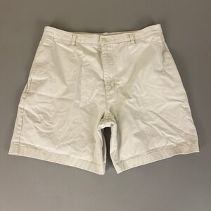 Covington Cotton Chino Shorts Men's Size 38 Light Beige Casual Khaki‎ **